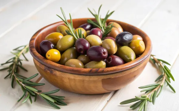 bowl of olives